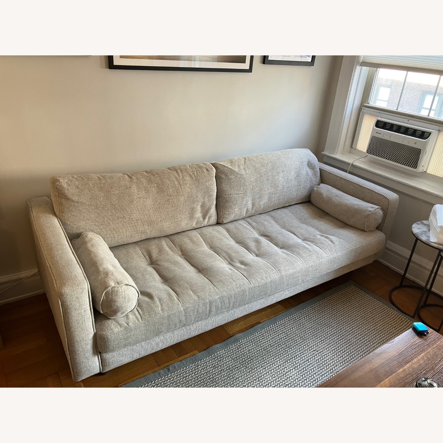 Article Sven Light Gray Fabric 3+ Seater Sofa - image-2