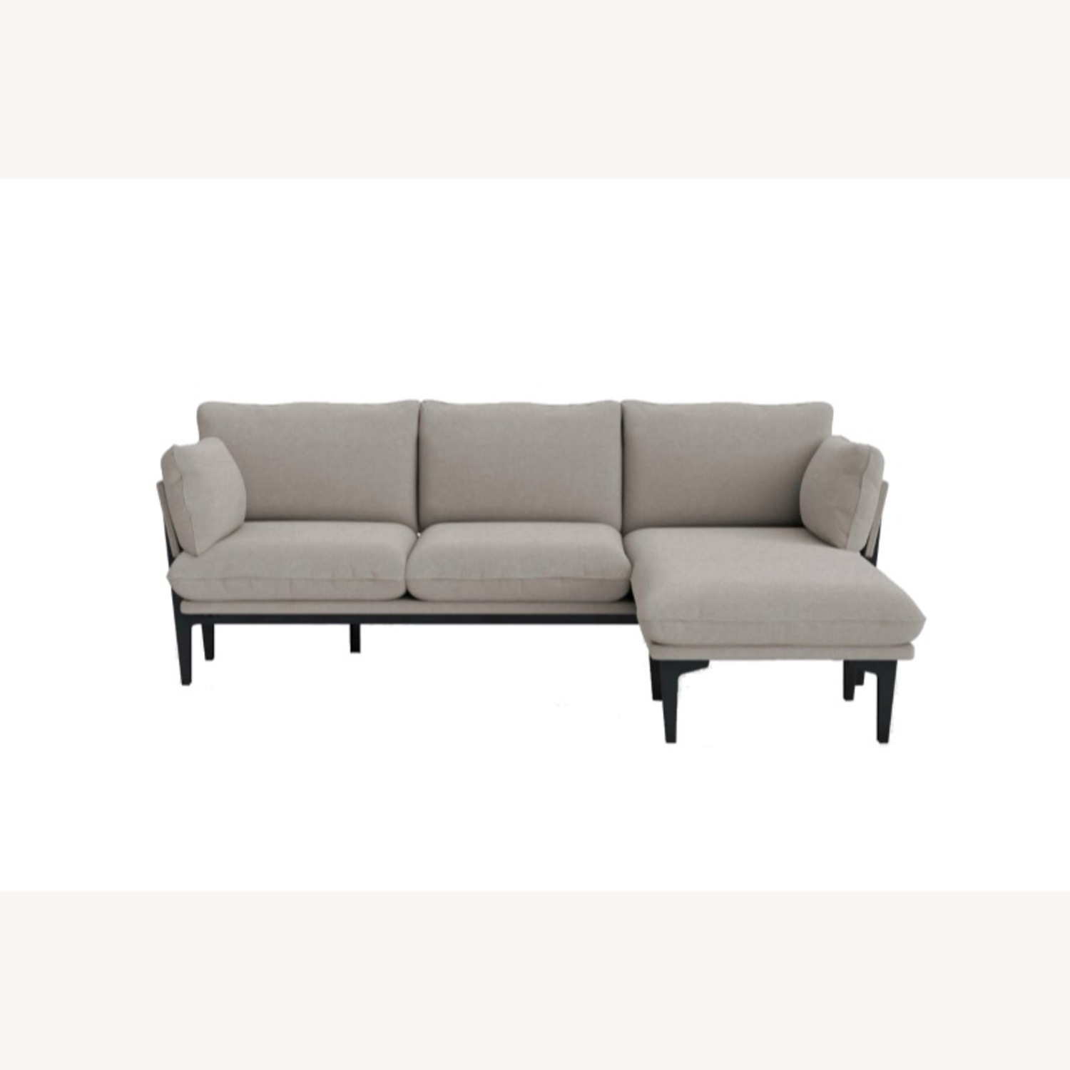 Floyd Light Gray Metal 3+ Piece Sectional - image-0