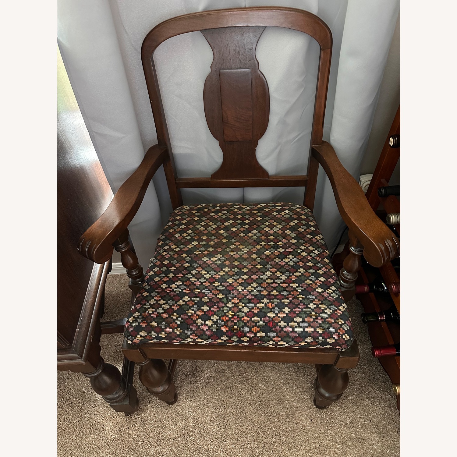 Antique Dining Set Table and 6 Chairs  - image-14