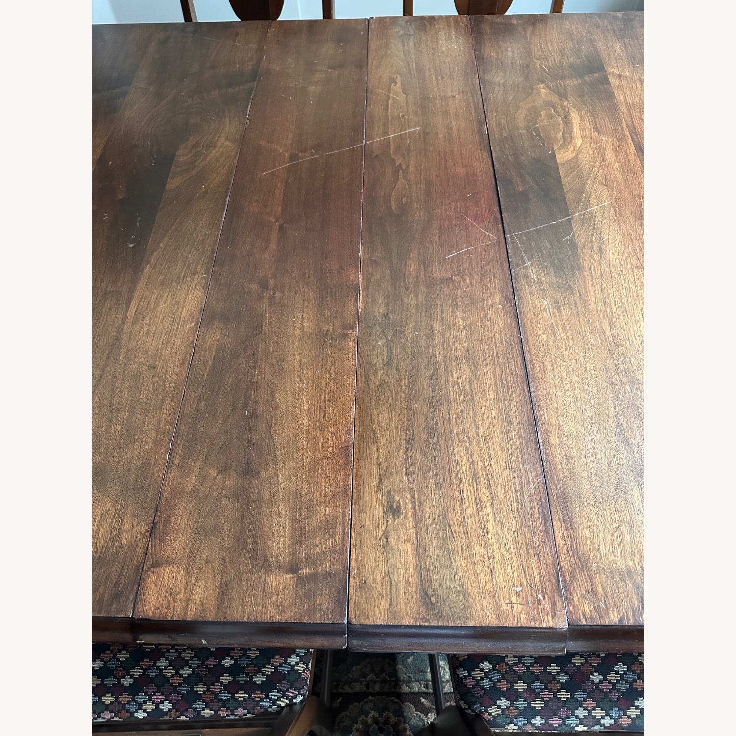 Antique Dining Set Table and 6 Chairs  - image-7