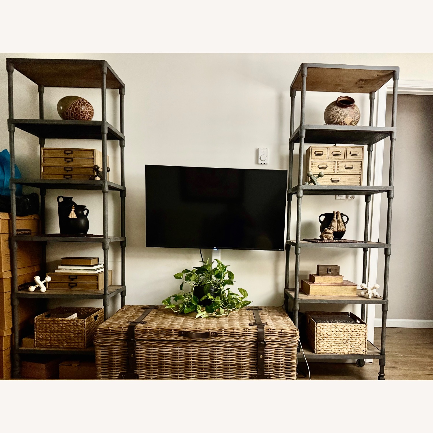 Restoration Hardware Industrial Tower Wall Shelves - image-1