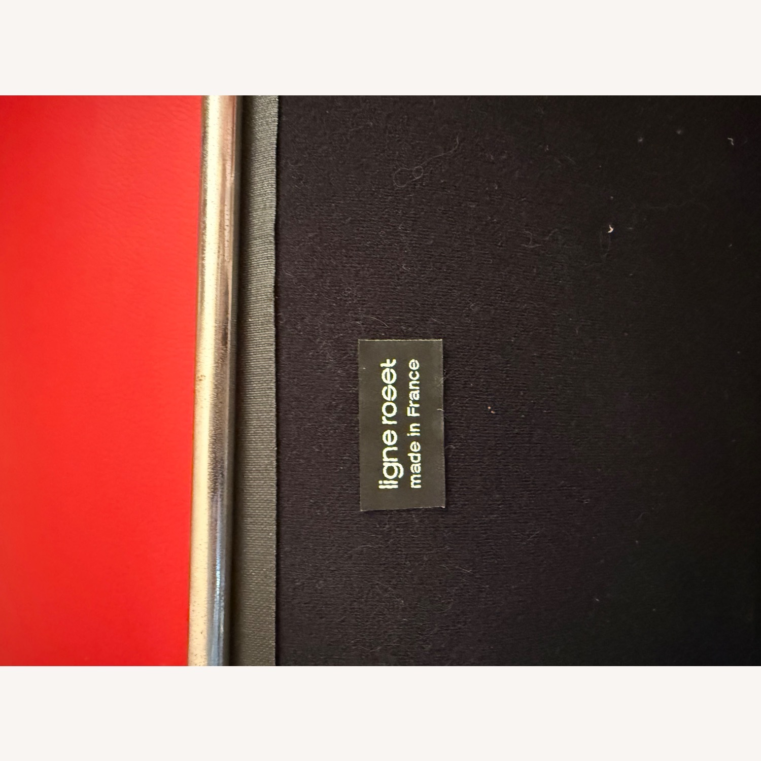 Ligne Roset Modern Red Dining Chair - image-4