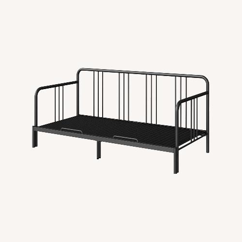 Used IKEA Metal Double Bed for sale on AptDeco