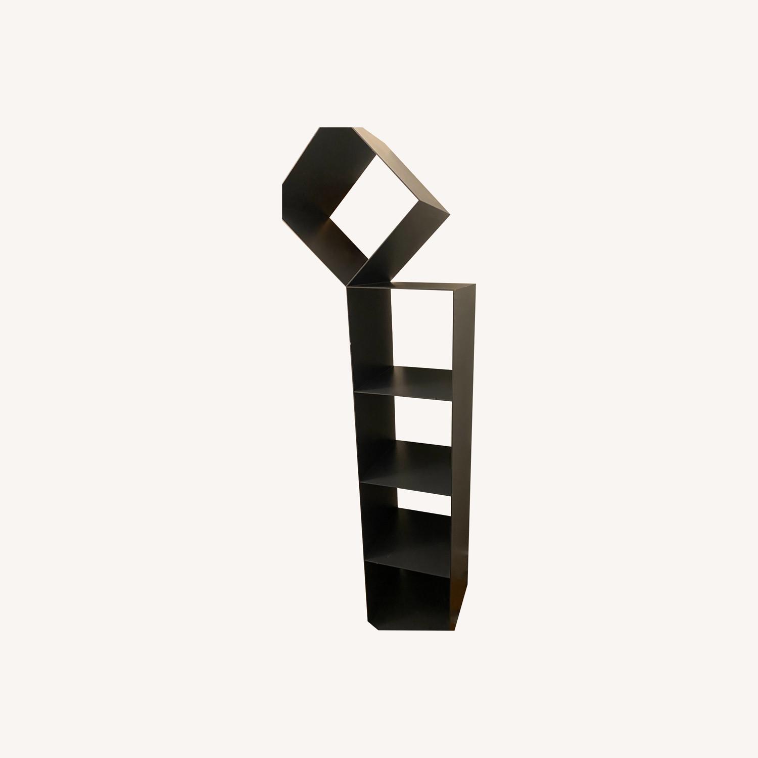 Cappellini Drop By Nendo Black Metal Bookcase - image-8