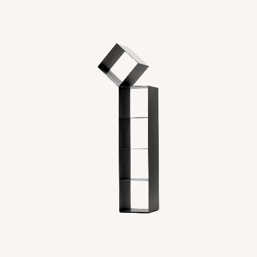Used Cappellini Drop By Nendo Black Metal Bookcase for sale on AptDeco