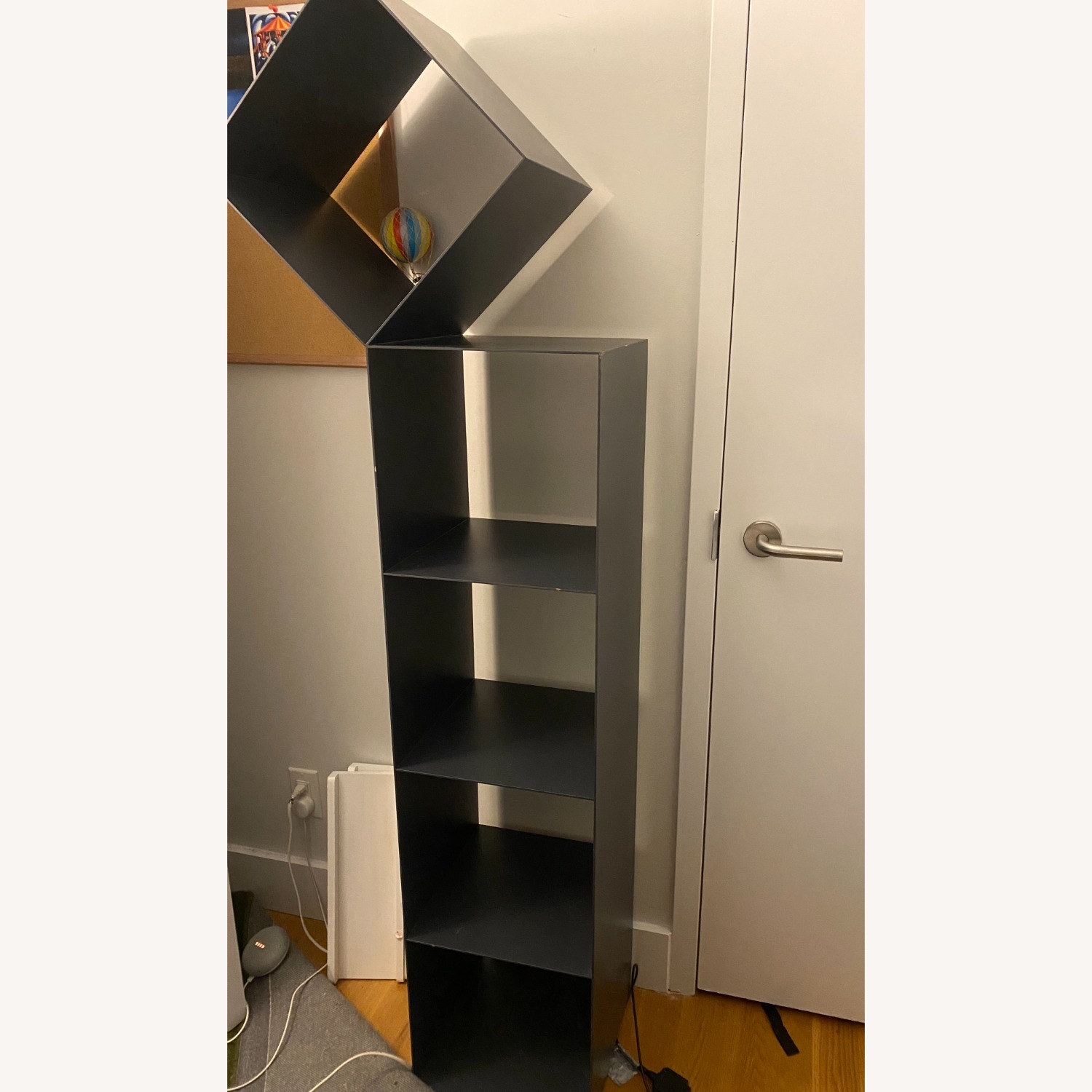 Cappellini Drop By Nendo Black Metal Bookcase - image-1