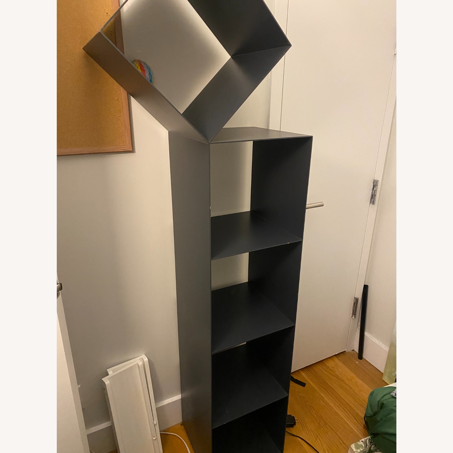 Cappellini Drop By Nendo Black Metal Bookcase - image-2