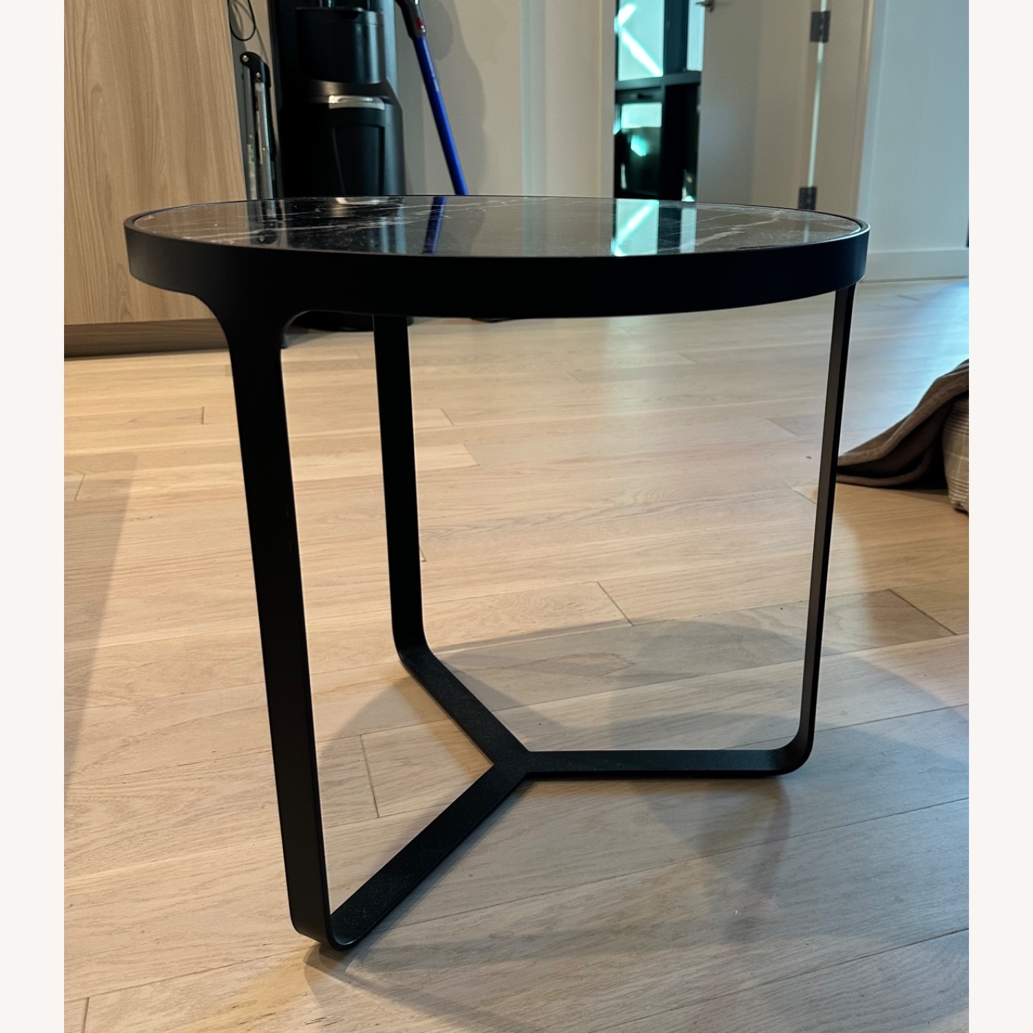 Tacchini Black Marble Side Table - image-2