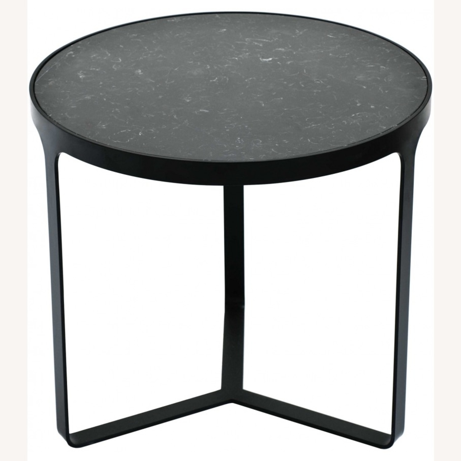Tacchini Black Marble Side Table - image-0