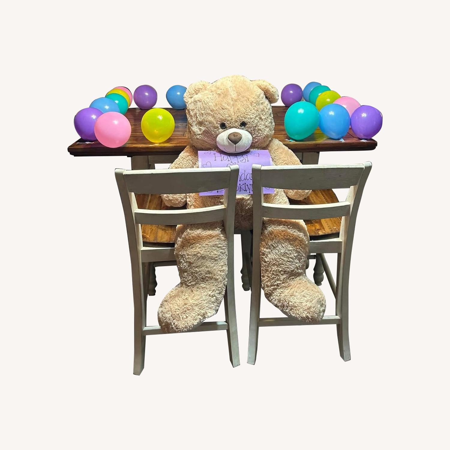 Natural Wood Dining Table - image-0