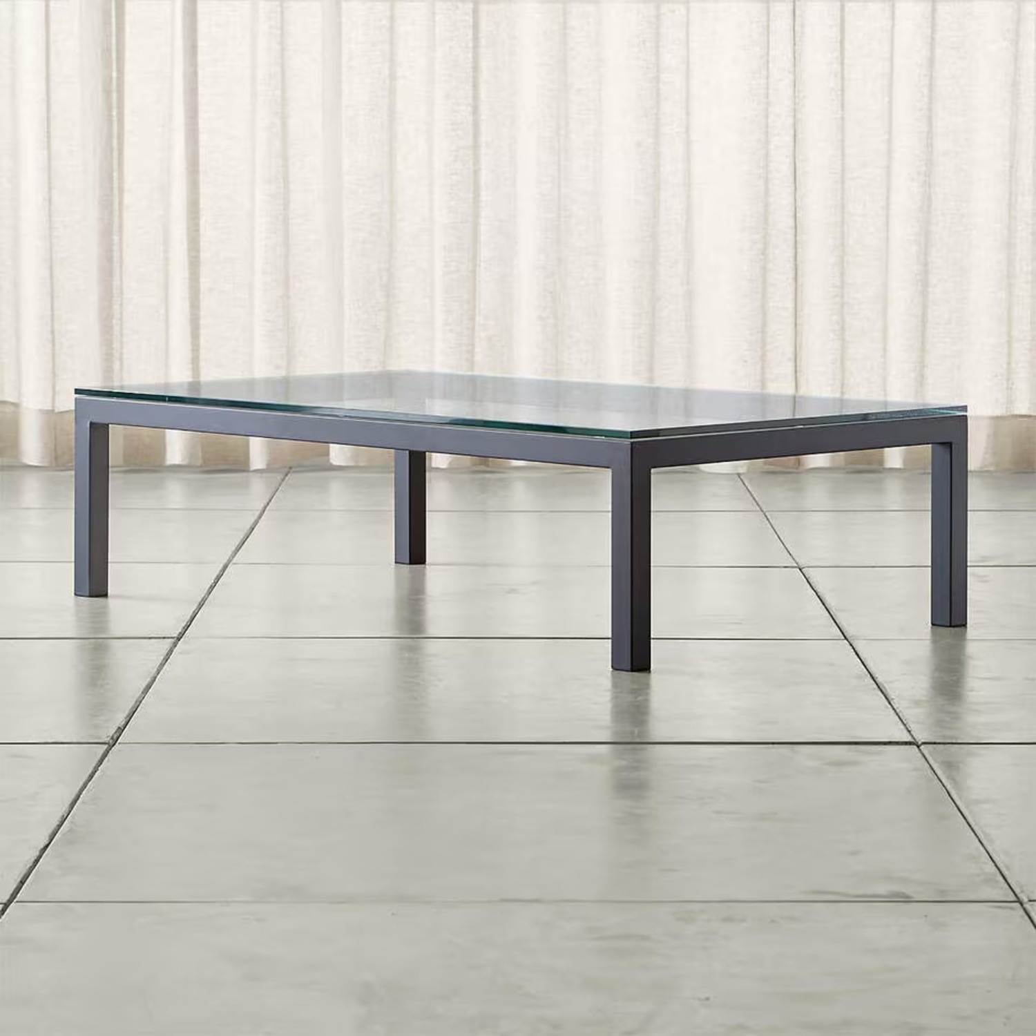 Crate & Barrel Parsons Coffee Table - image-4