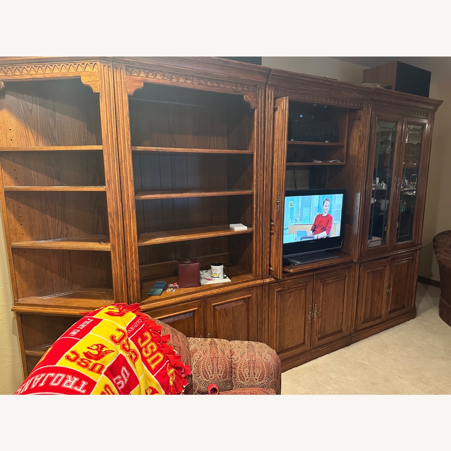 Ethan Allen Classic Manor Wall Unit - image-4