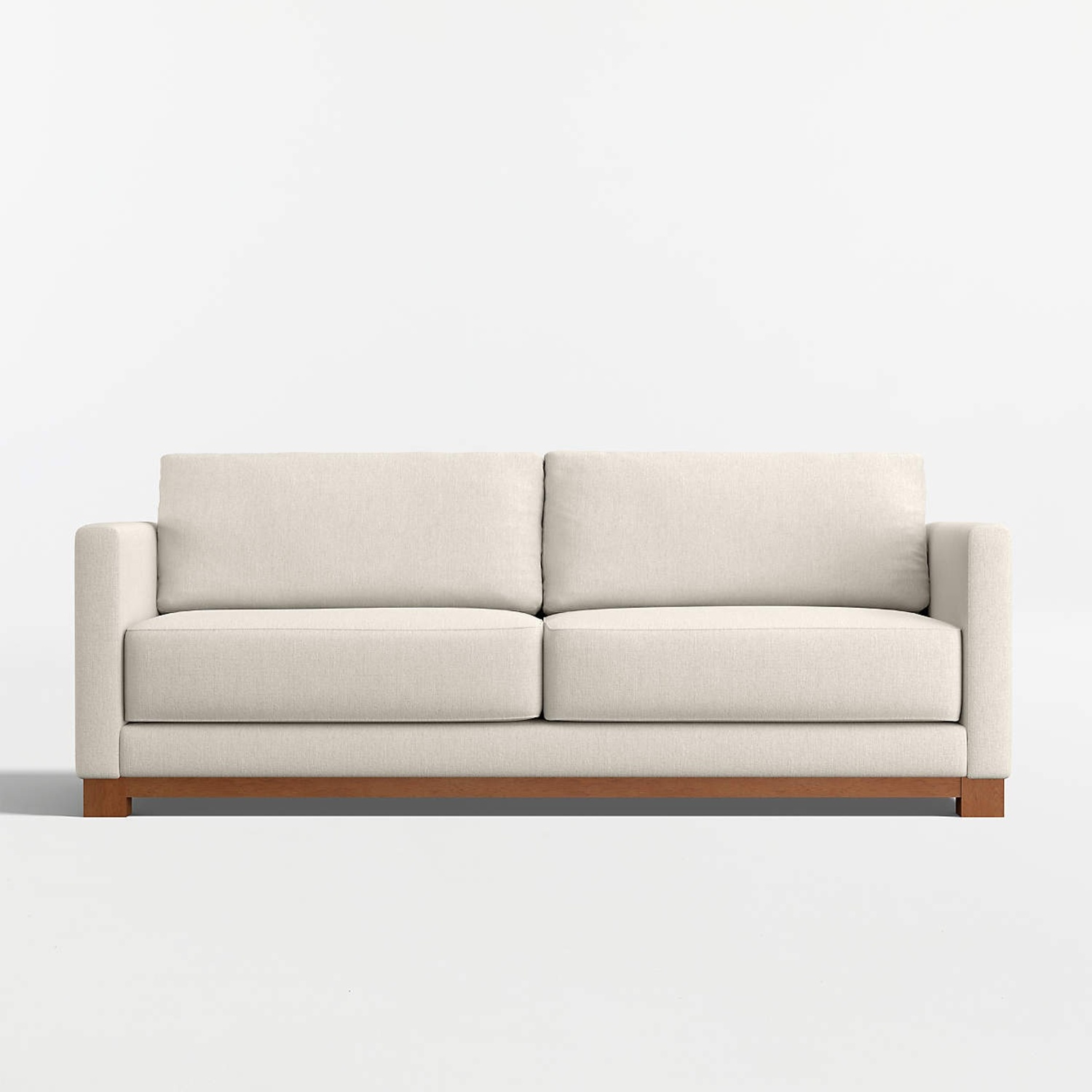 Crate & Barrel Gather White Couch - image-4