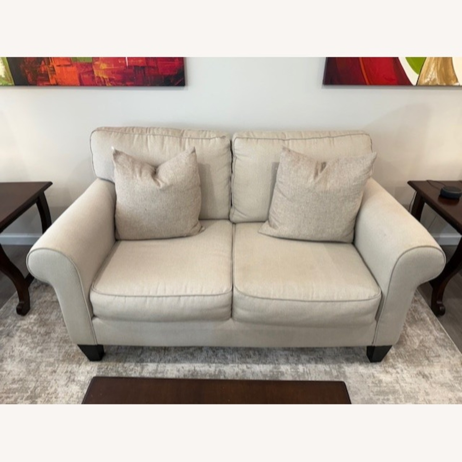 Raymour & Flanigan Gemma Fabric 2 Seater Sofa - image-3