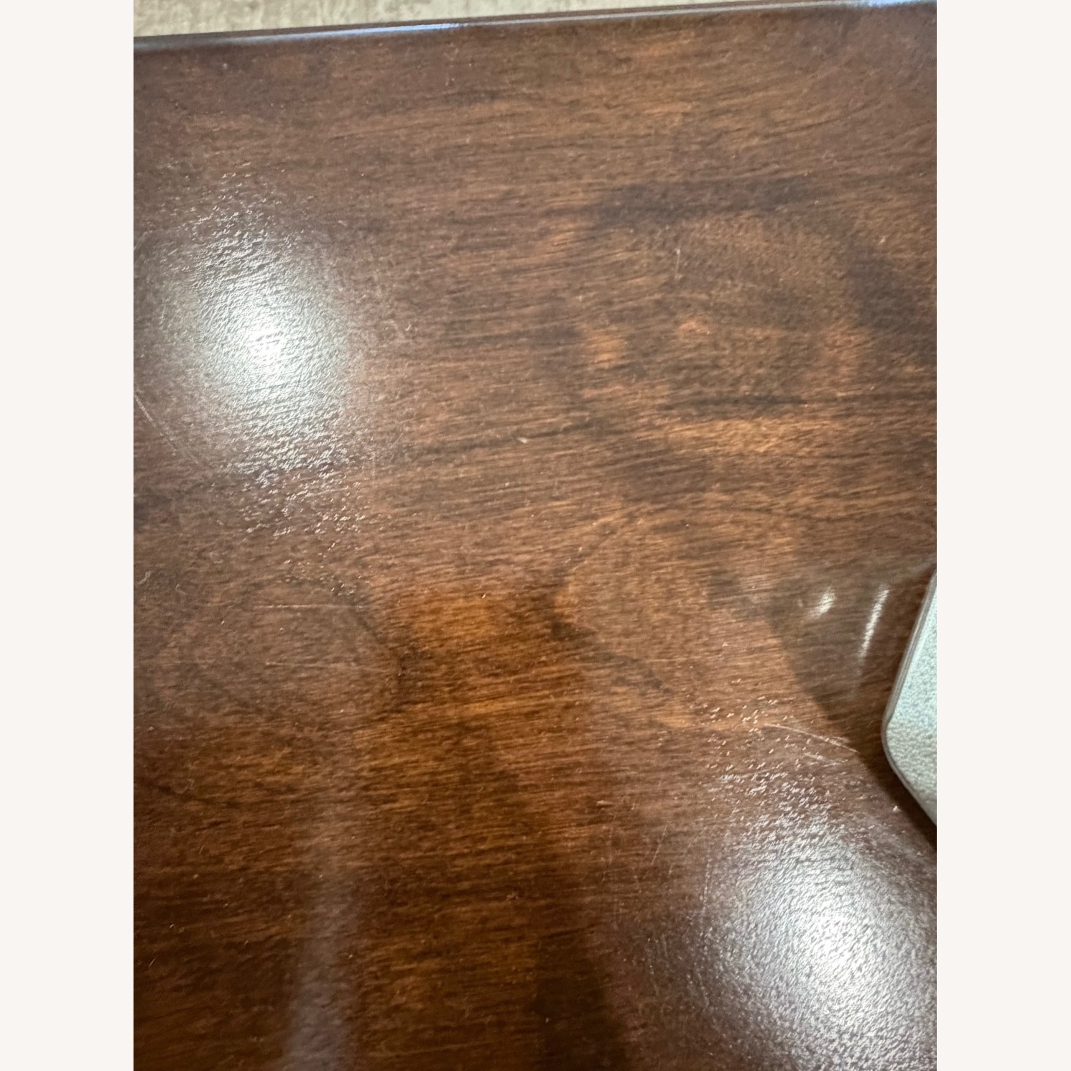 Raymour & Flanigan Dark Brown Wood Coffee Table - image-3