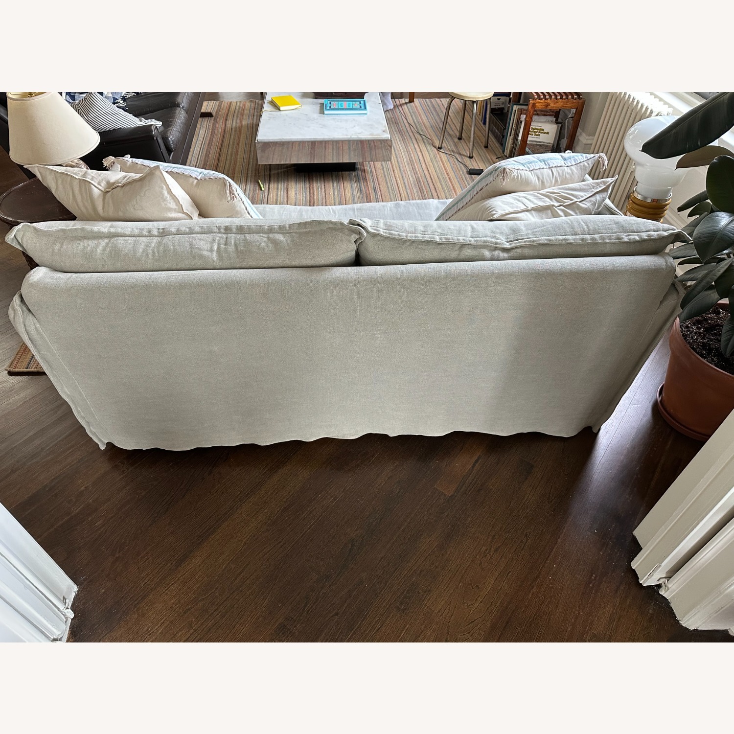 Sixpenny Neva Down-Filled Linen Sofa - image-6