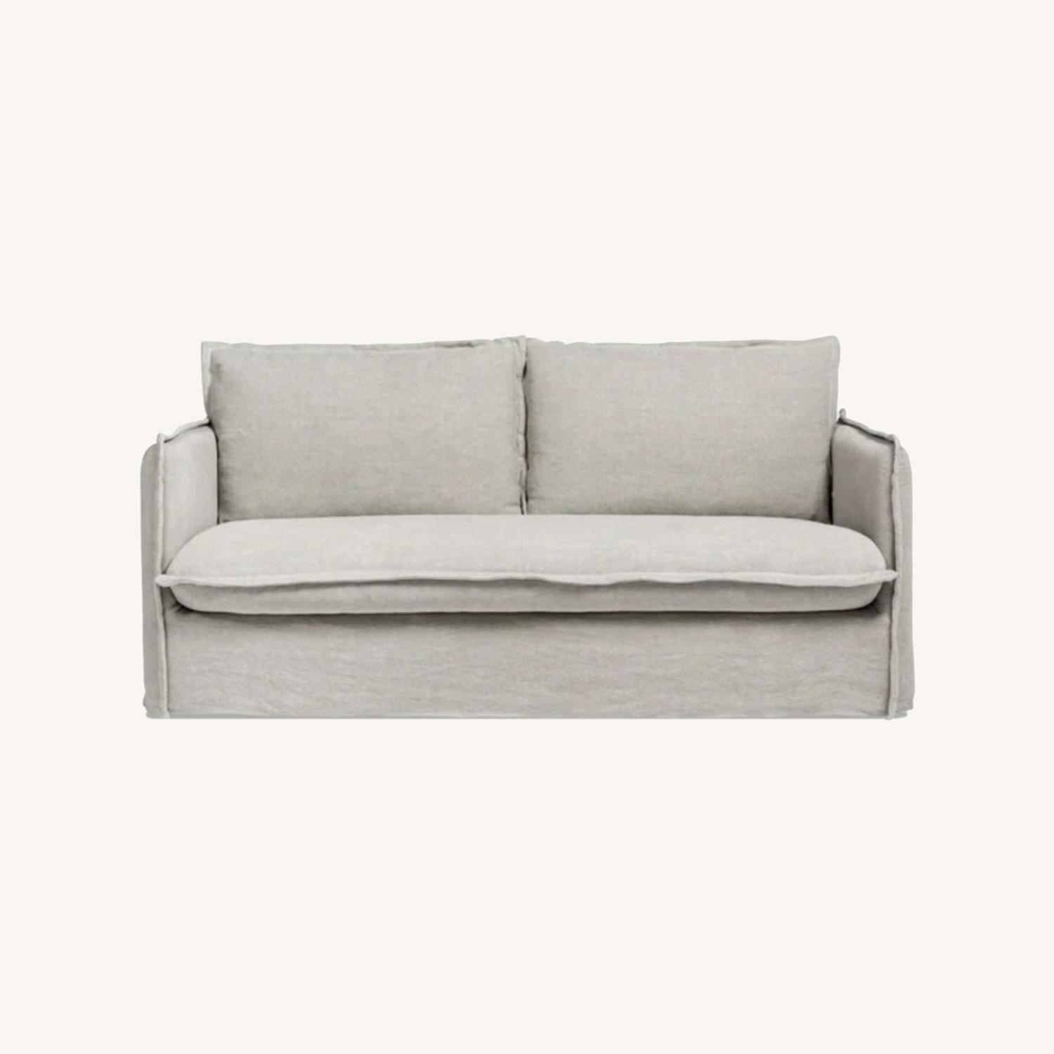 Sixpenny Neva Down-Filled Linen Sofa - image-0