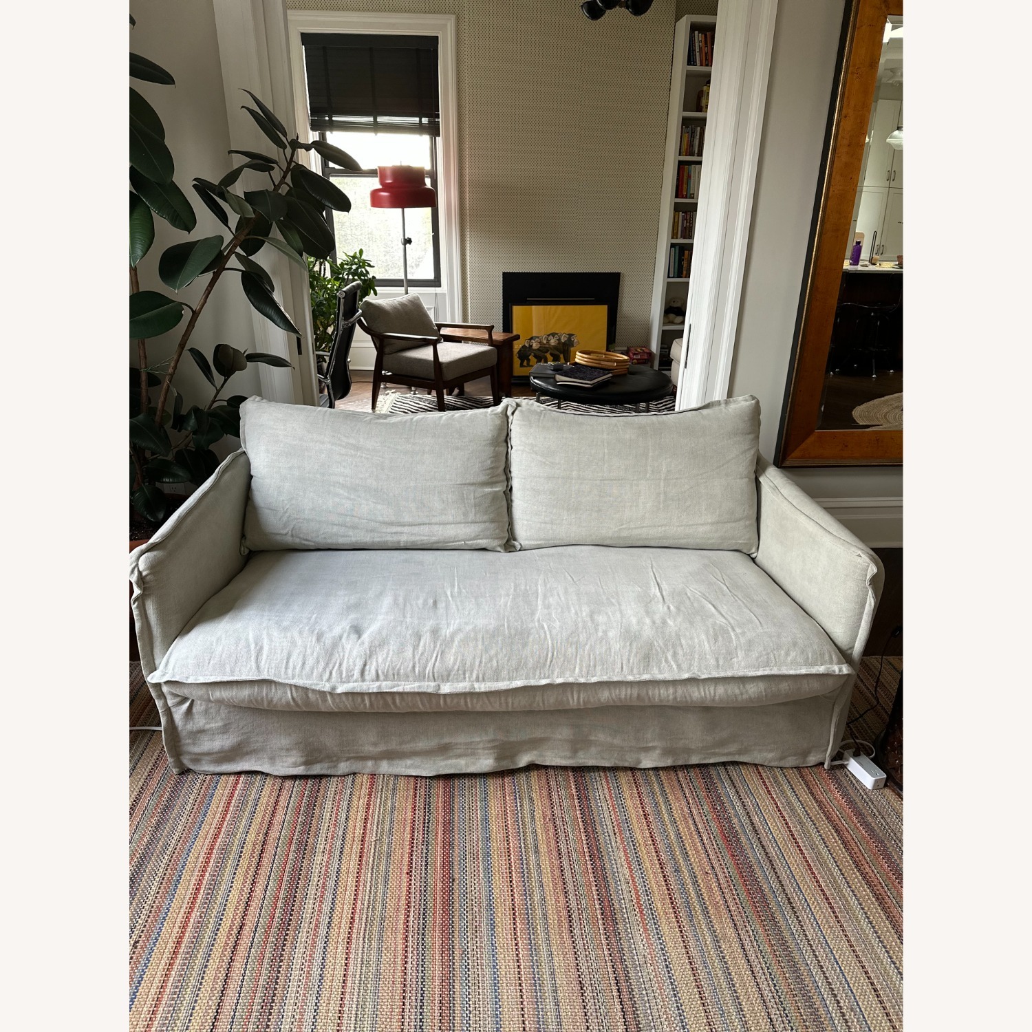 Sixpenny Neva Down-Filled Linen Sofa - image-2