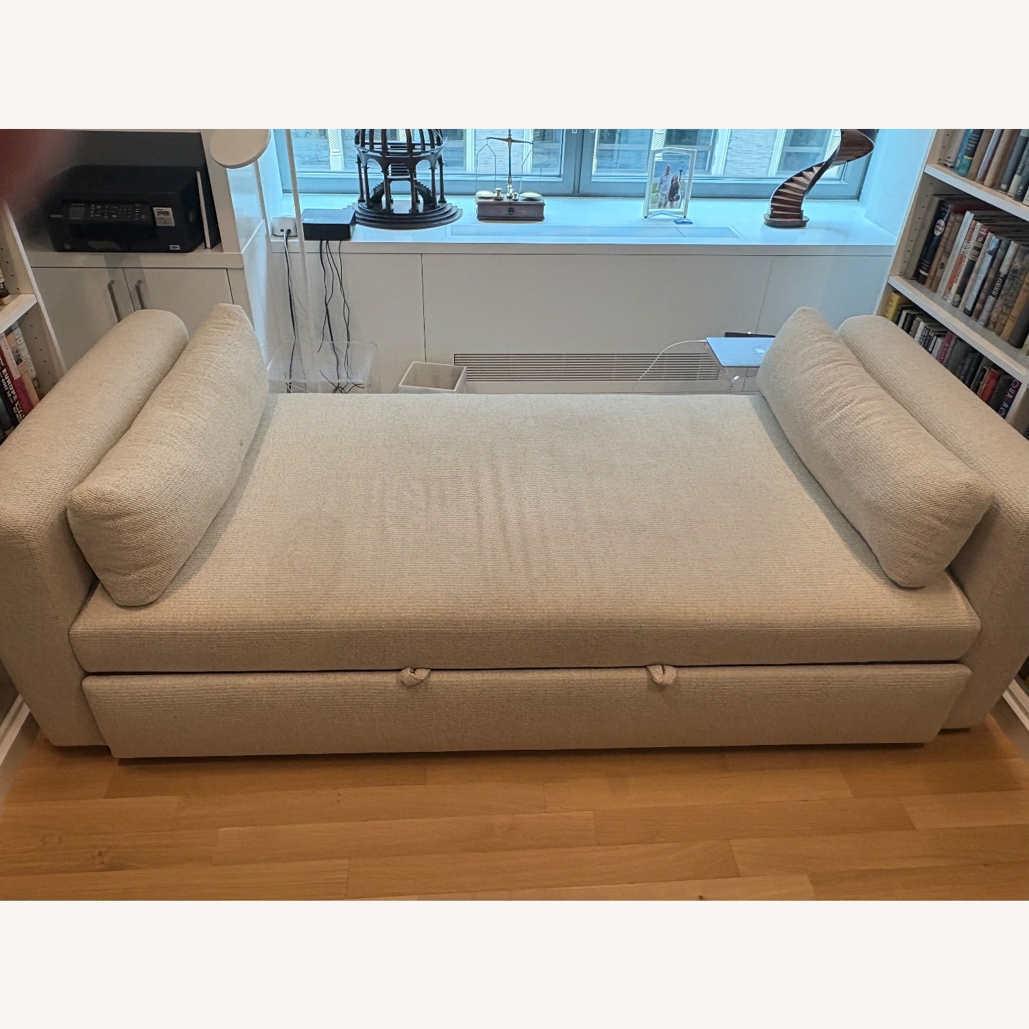 Room & Board Oxford White Fabric Daybed - image-1