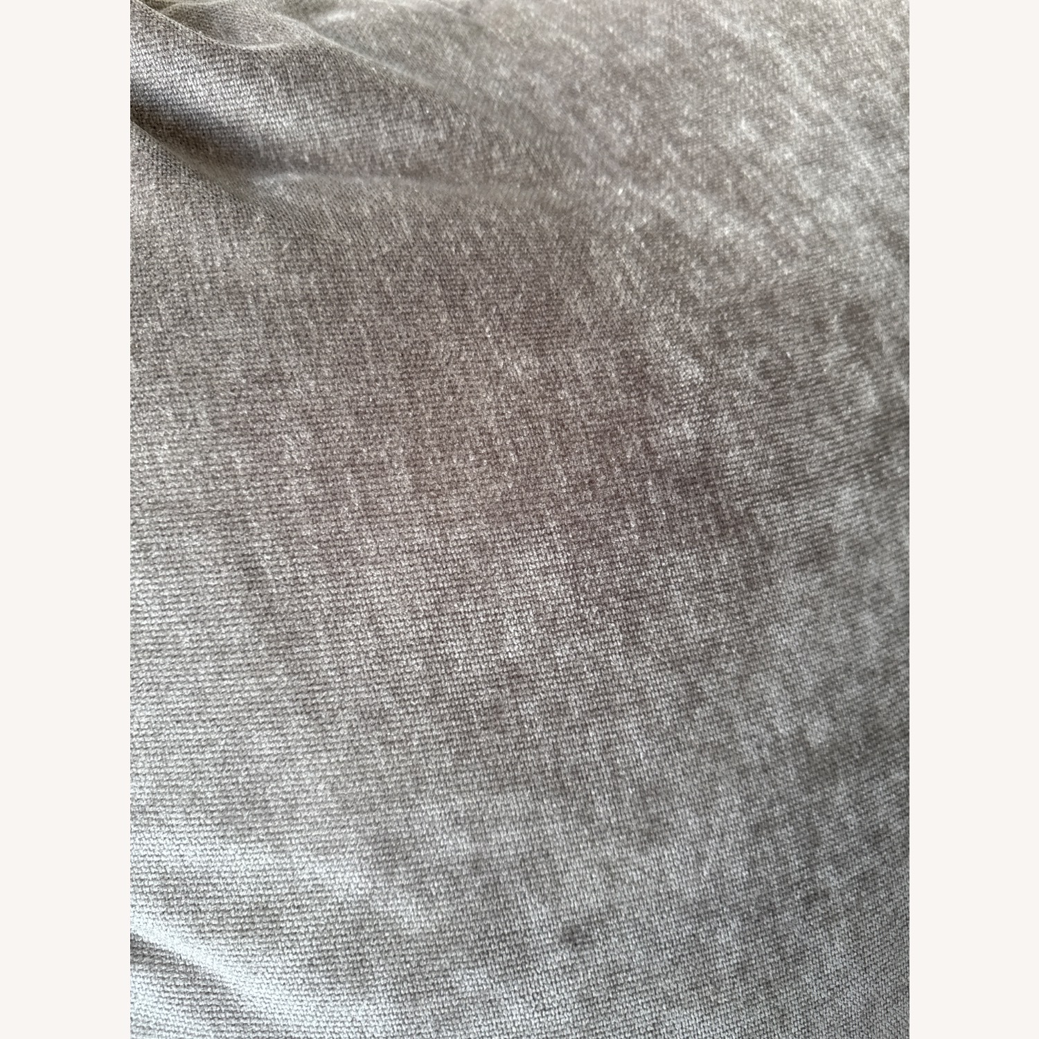 West Elm Dark Gray Worn Velvet Retreat Sofa - image-4