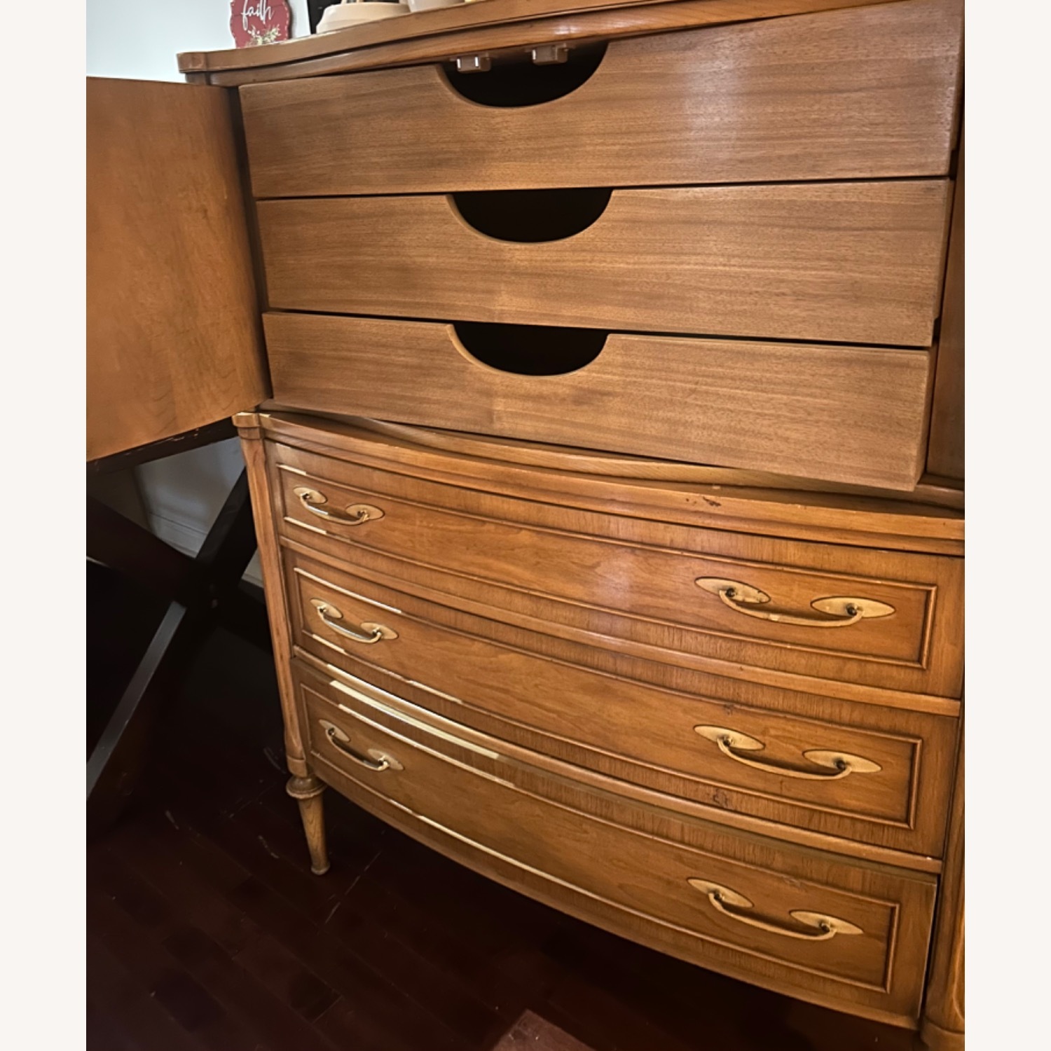 Classic Hardwood armoire and dresser set - image-2