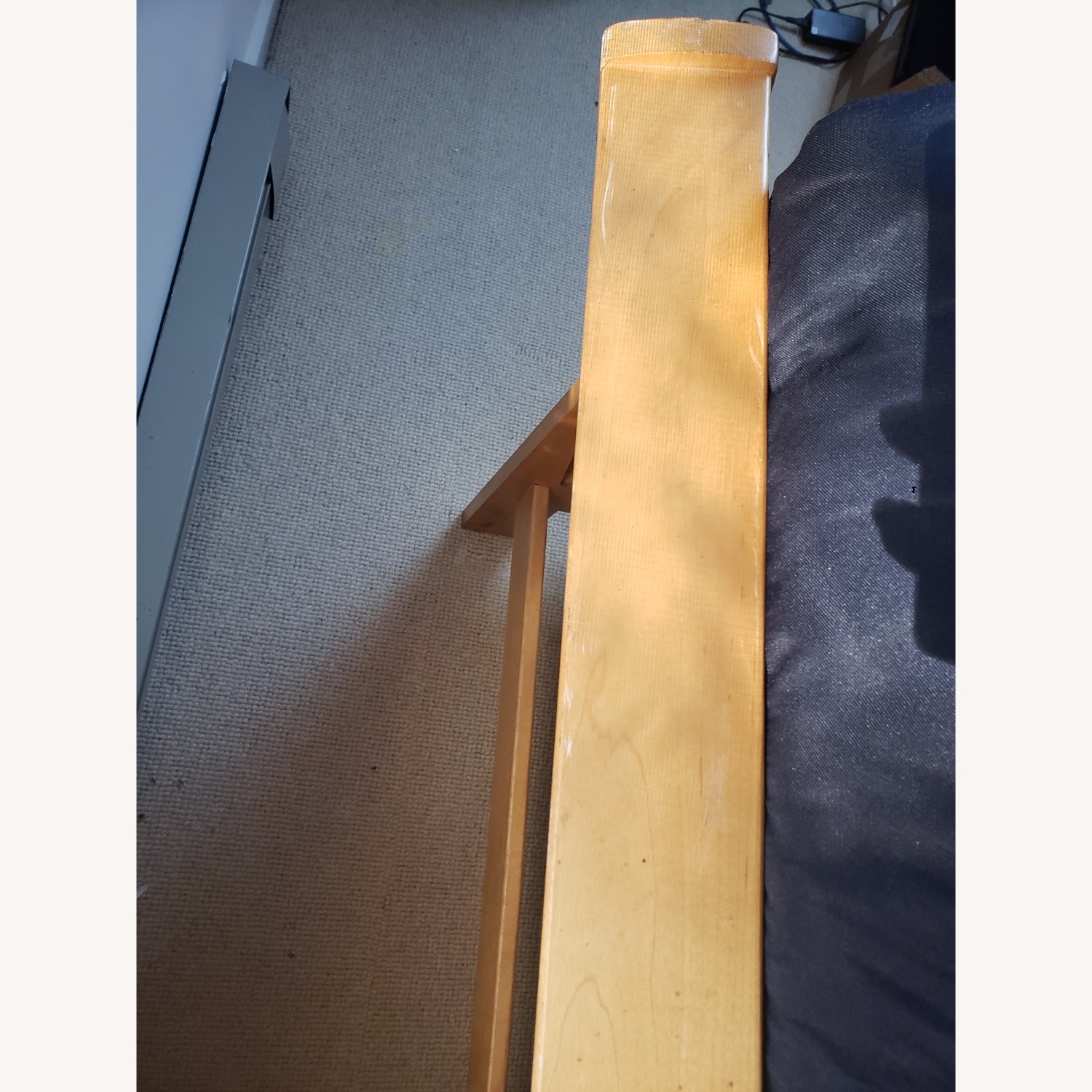 Vintage/Antique Finds Natural Wood Futon - image-4