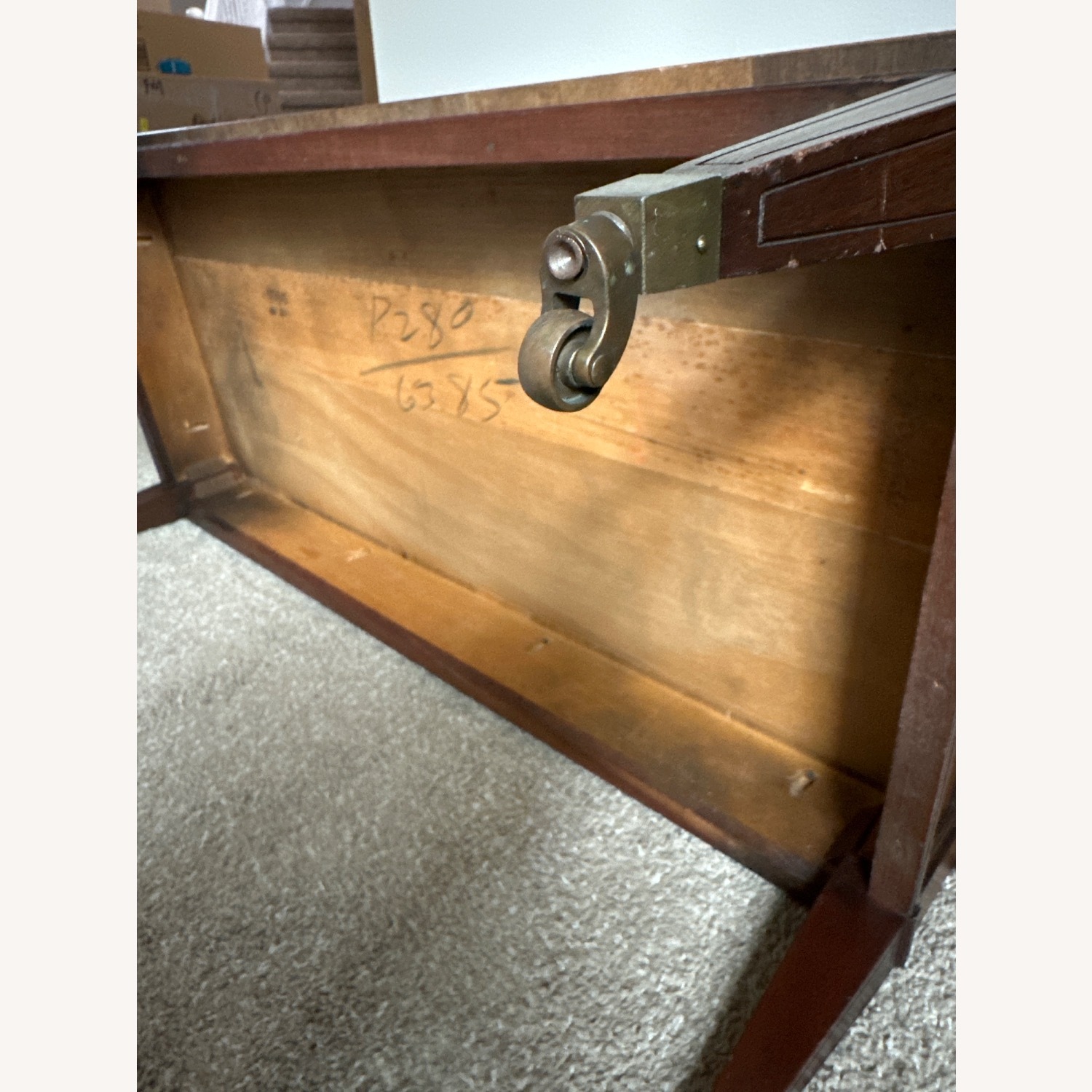 Vintage/Antique Finds Wood Coffee Table - image-12