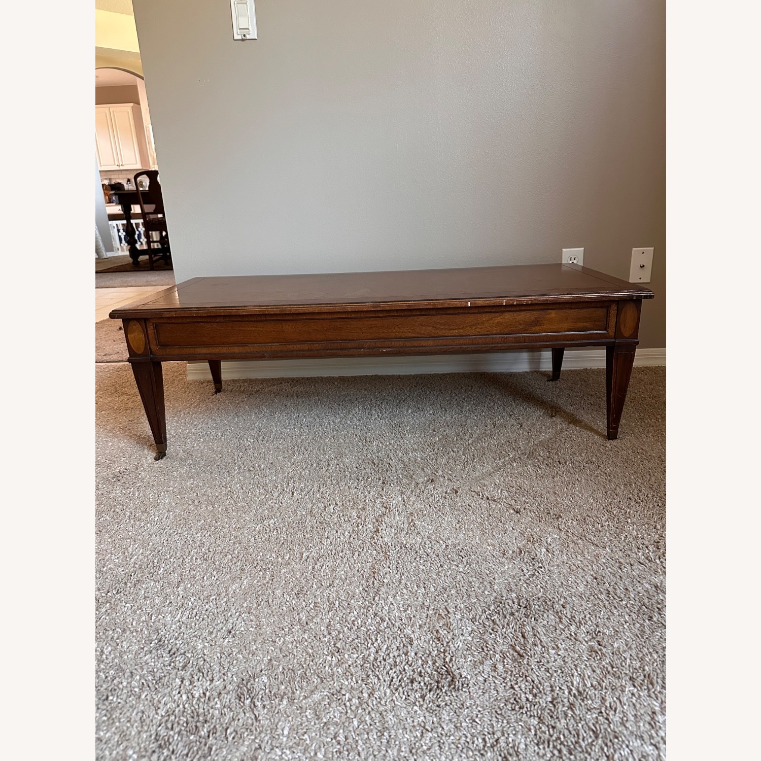 Vintage/Antique Finds Wood Coffee Table - image-2