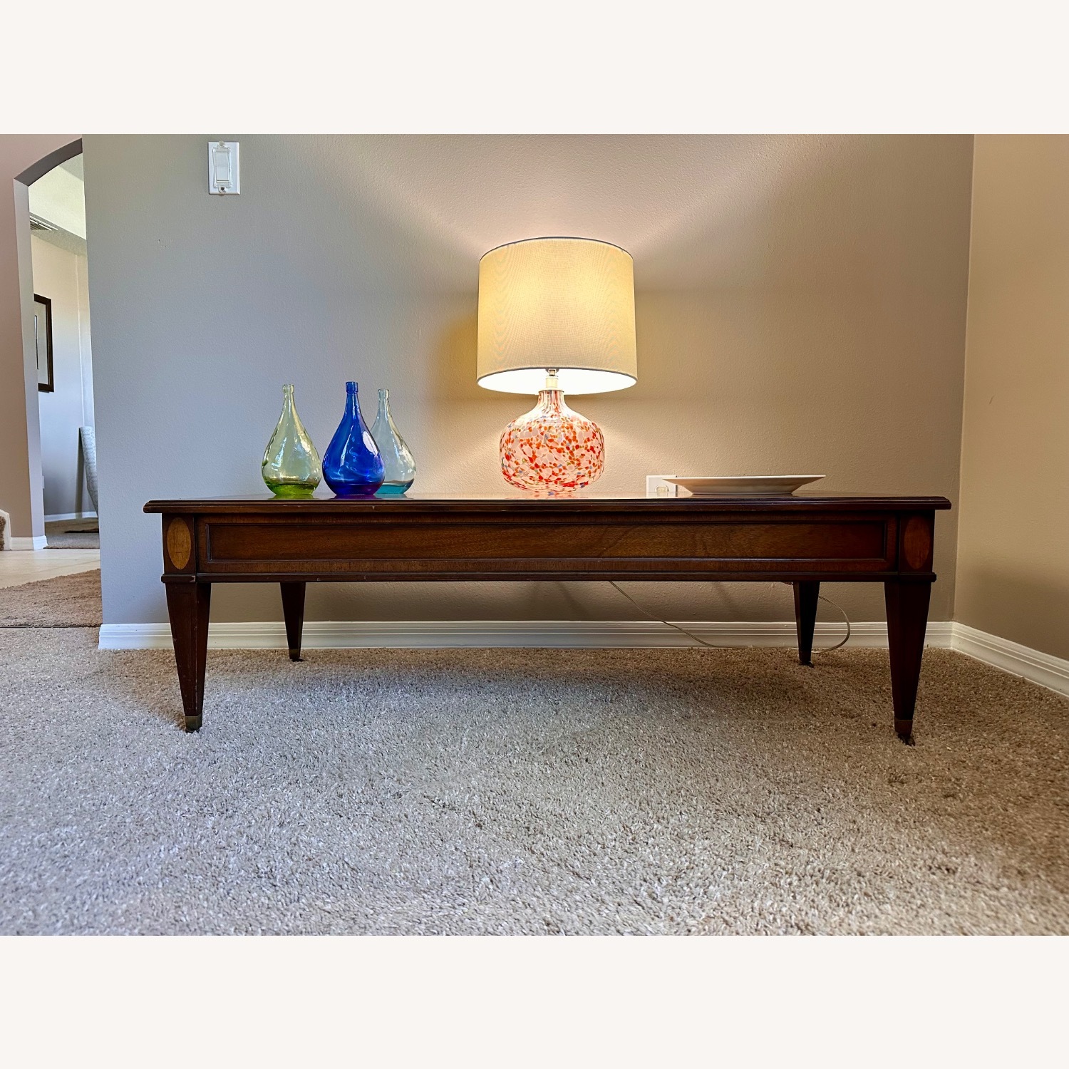 Vintage/Antique Finds Wood Coffee Table - image-1