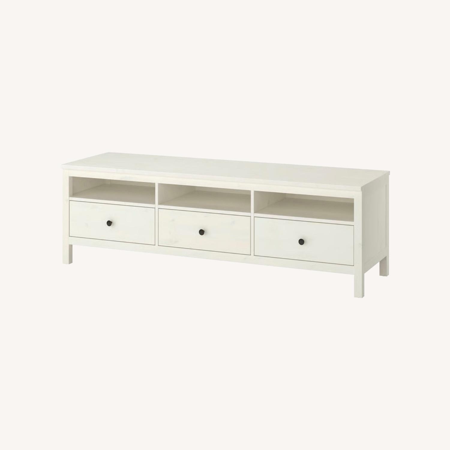 IKEA HEMNES White Wood Media Storage - image-0