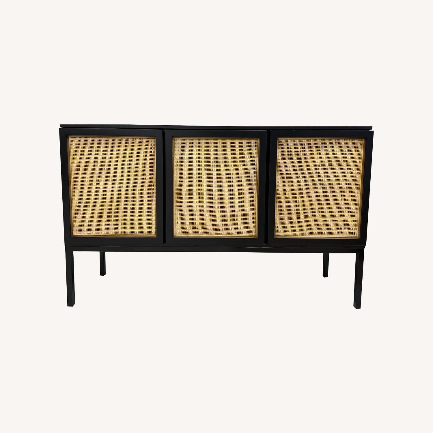Zadie 2 Shelf Rattan Sideboard - image-0