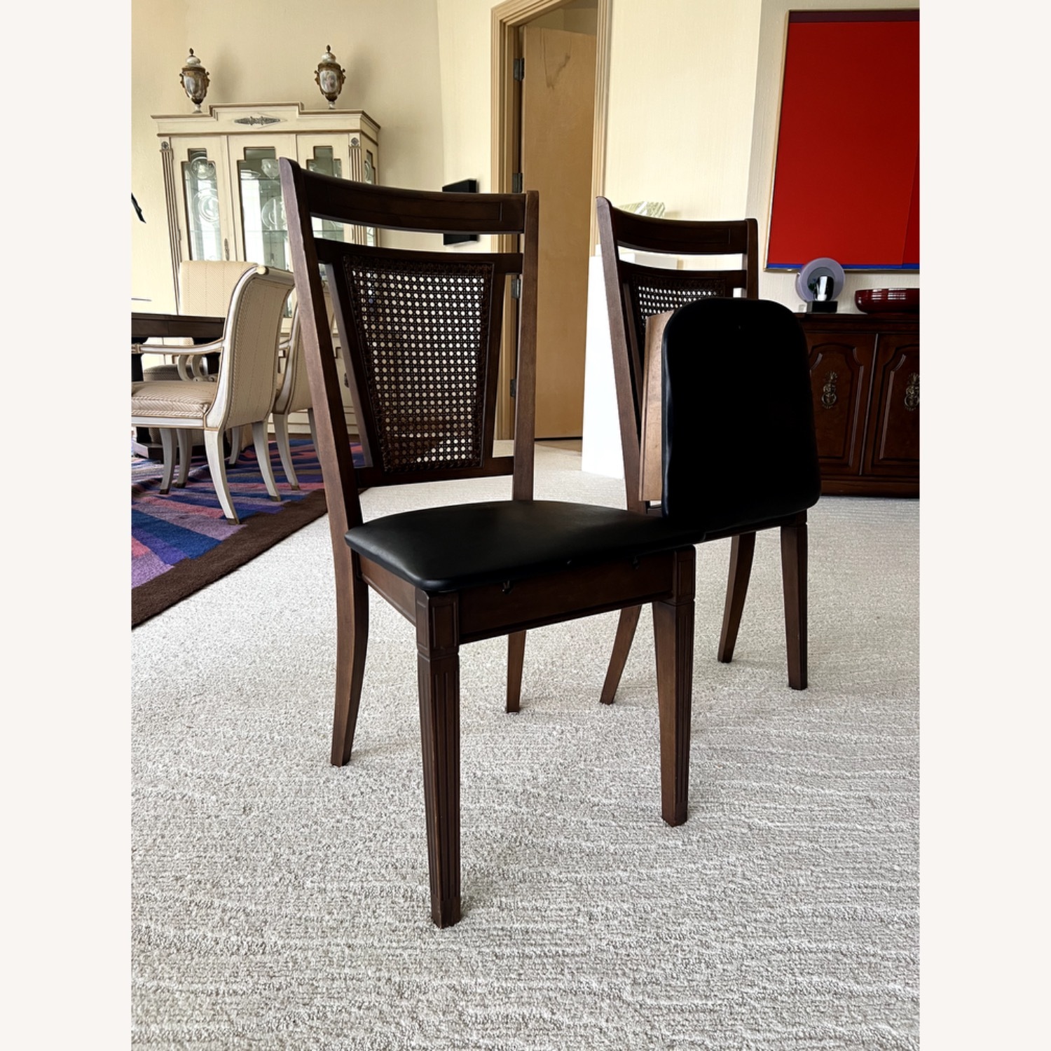 Stakmore Dark Brown Wood Dining Chair - image-1