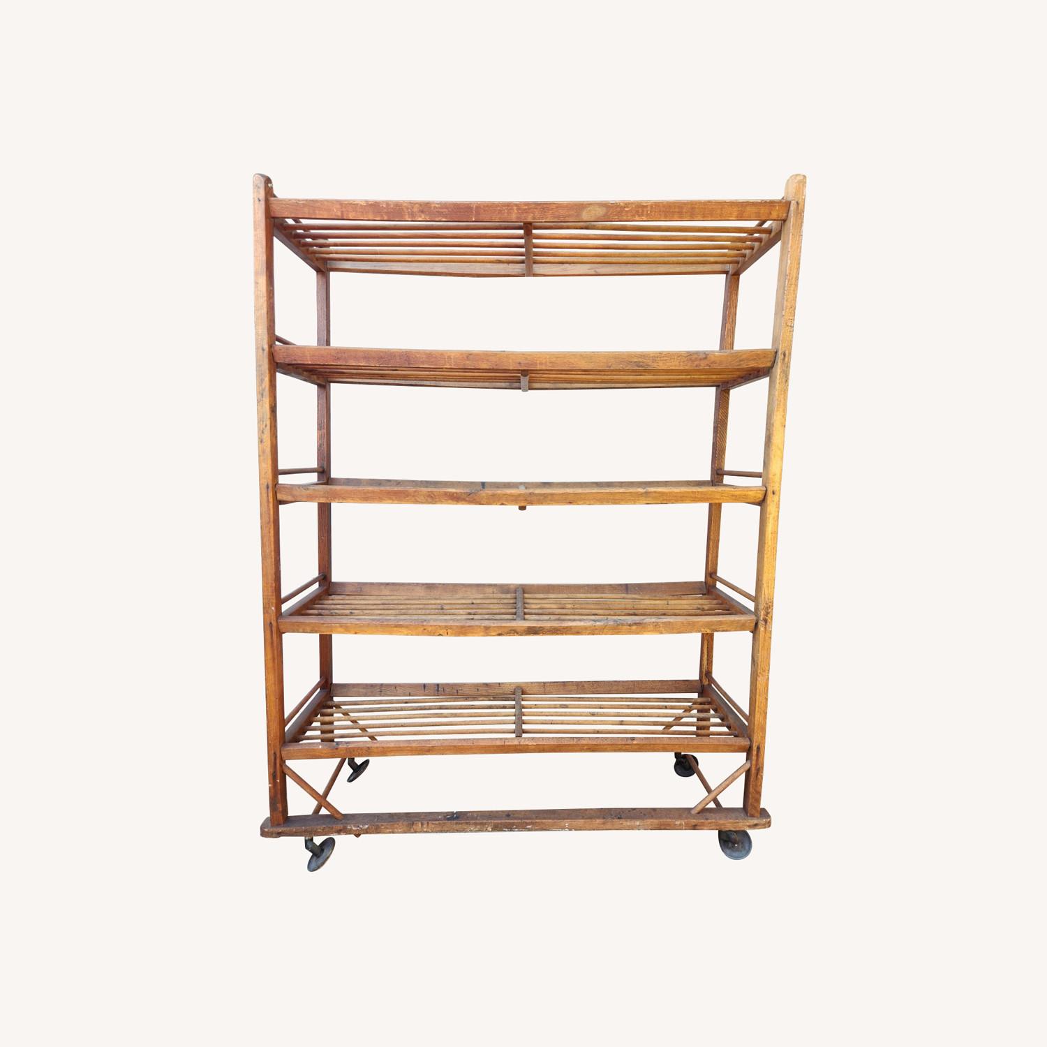 Vintage/Antique Finds Wood Boot Drying Rack - image-0