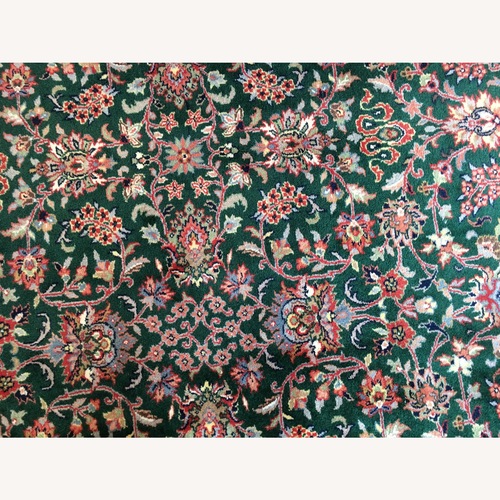 Used Vintage Indian / Kashan Hand Knotted Wool Rug for sale on AptDeco