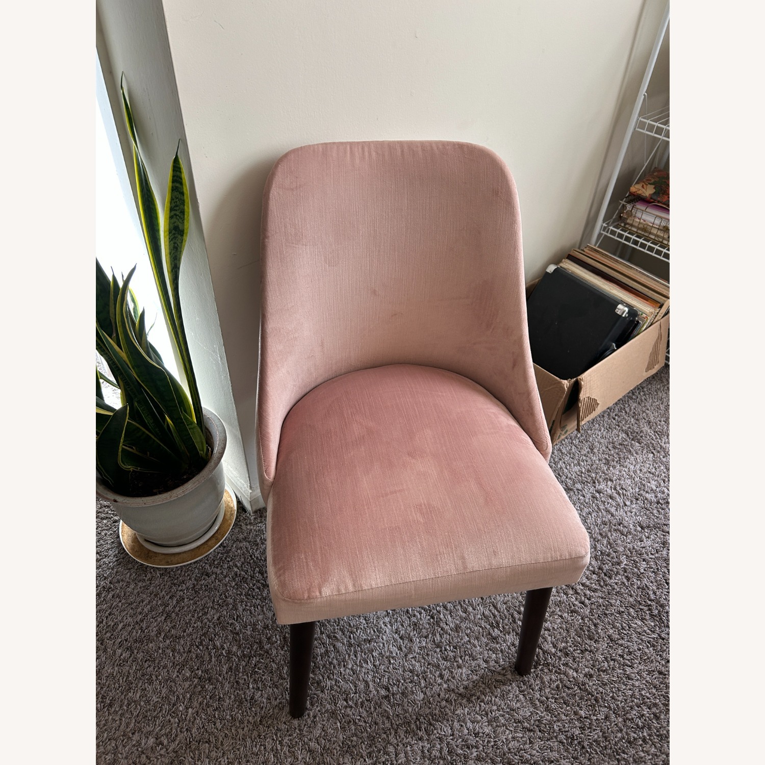 Skyline Furniture Tara Pink Fabric Dining Chairs - image-2