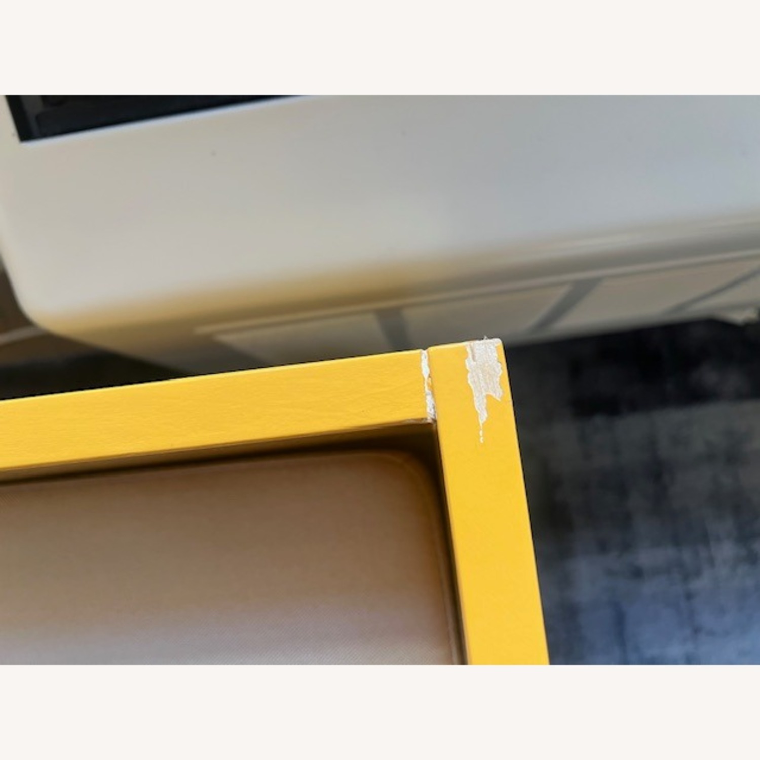 Hartnett Linen Upholstered Storage Bench - image-5