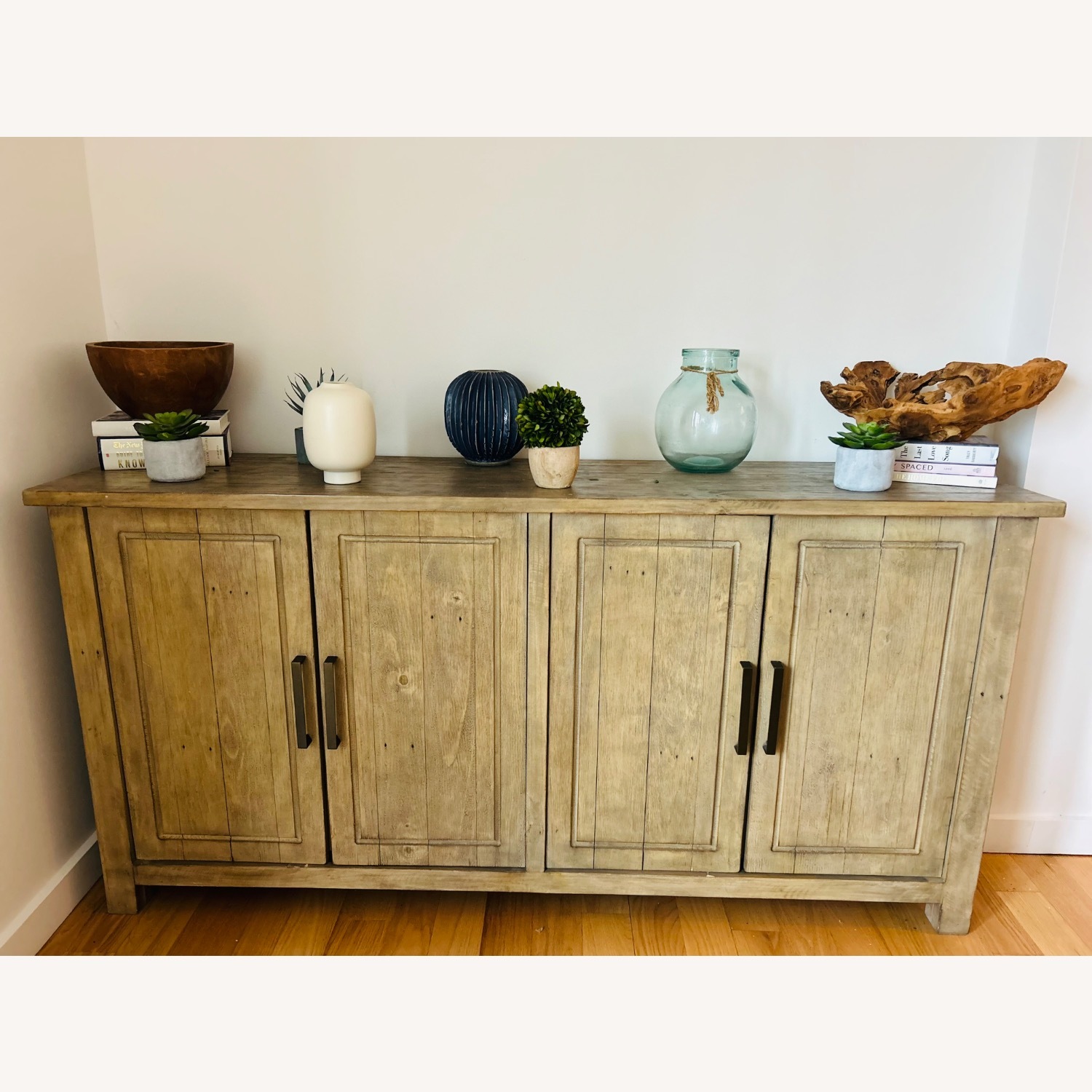 Rustic Solid Wood Sideboard - image-1