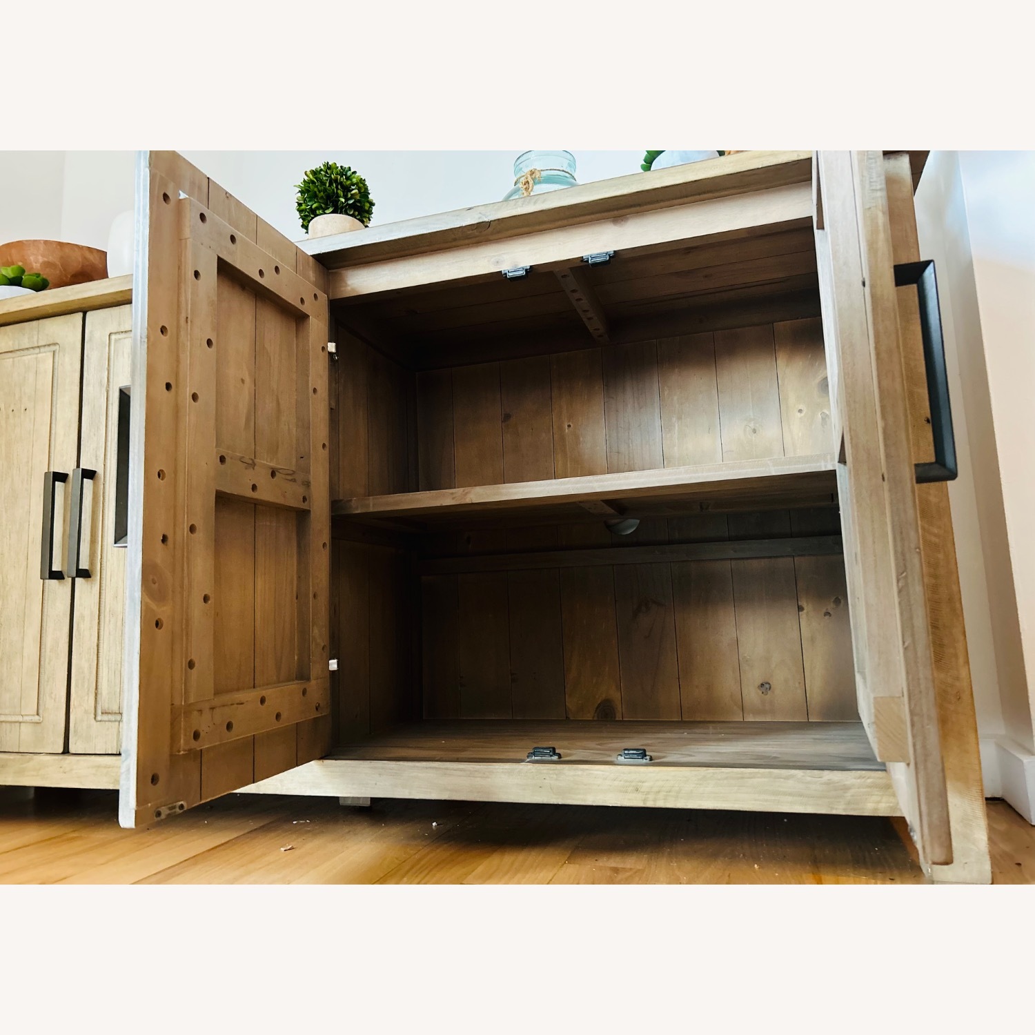Rustic Solid Wood Sideboard - image-2