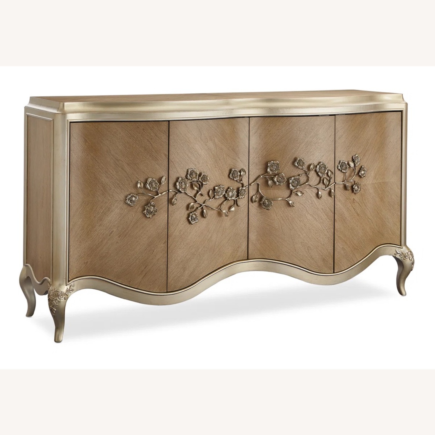 Fountainbleau Gold Wood Sideboard - image-3