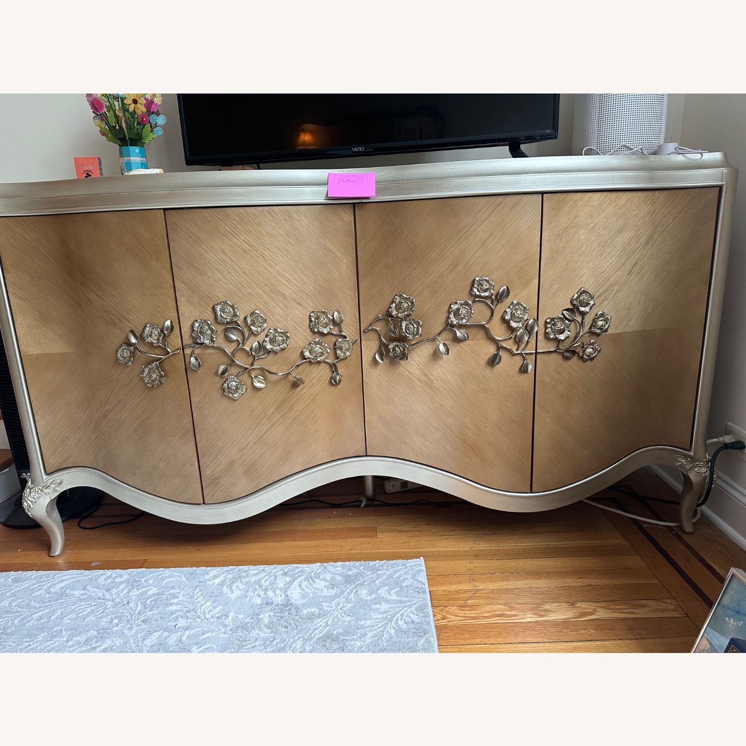 Fountainbleau Gold Wood Sideboard - image-1