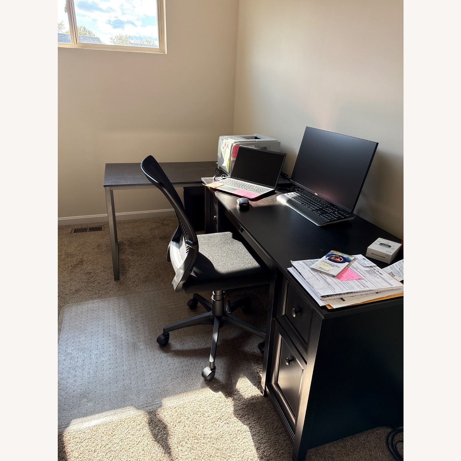 Computer Table 2pcs With Chair - image-3