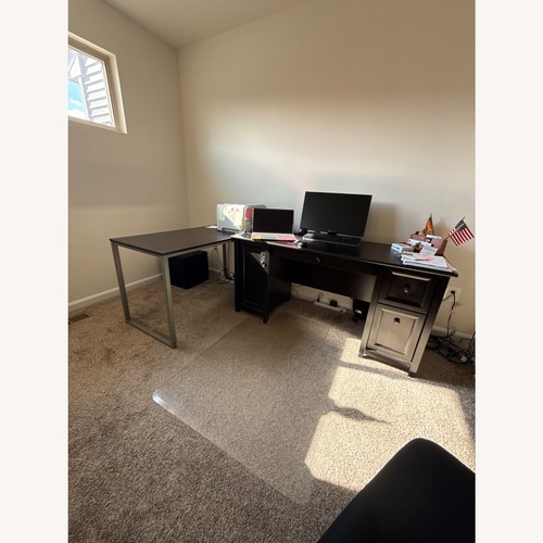 Used Computer Table 2pcs With Chair for sale on AptDeco