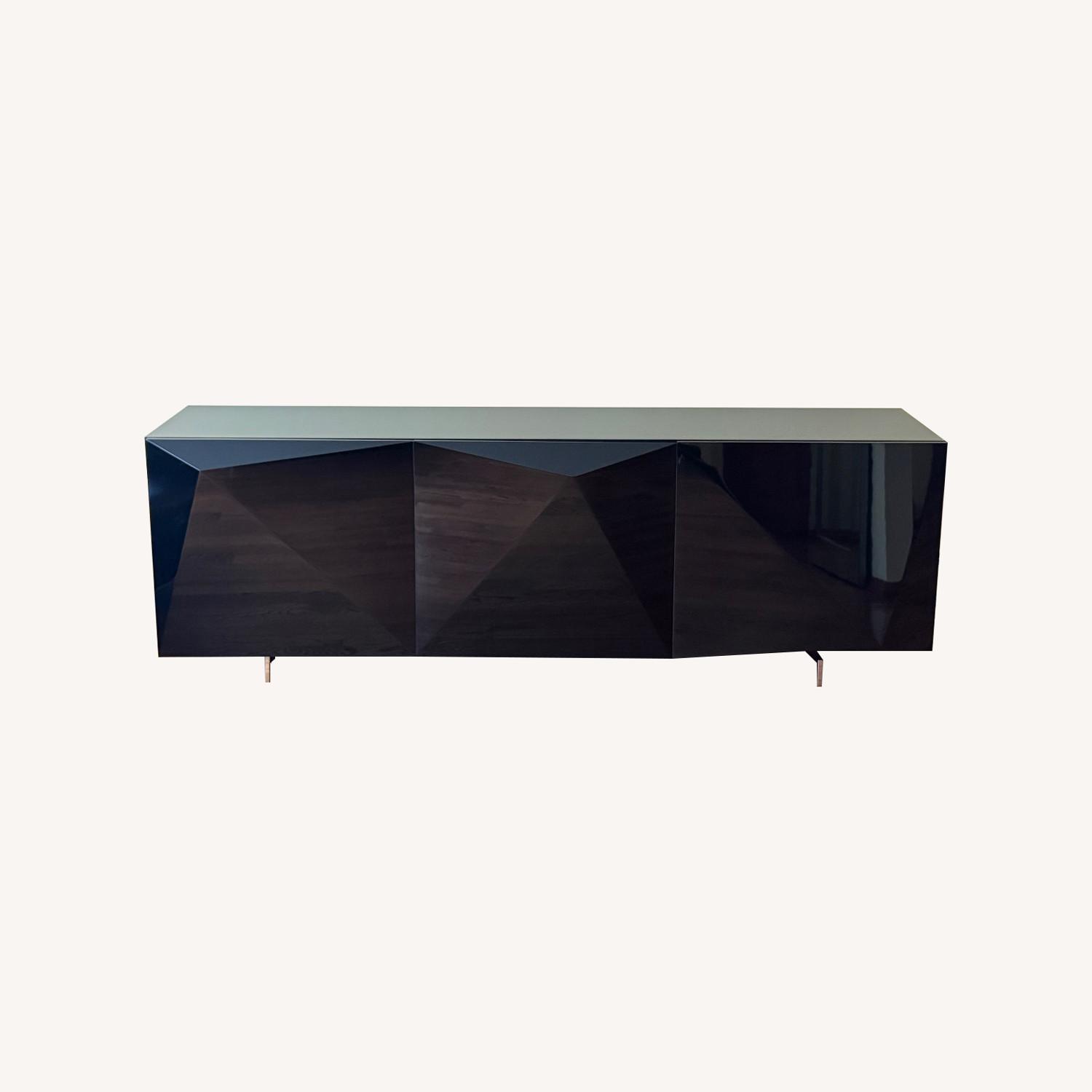 Tonin Casa Black Console Storage - image-0