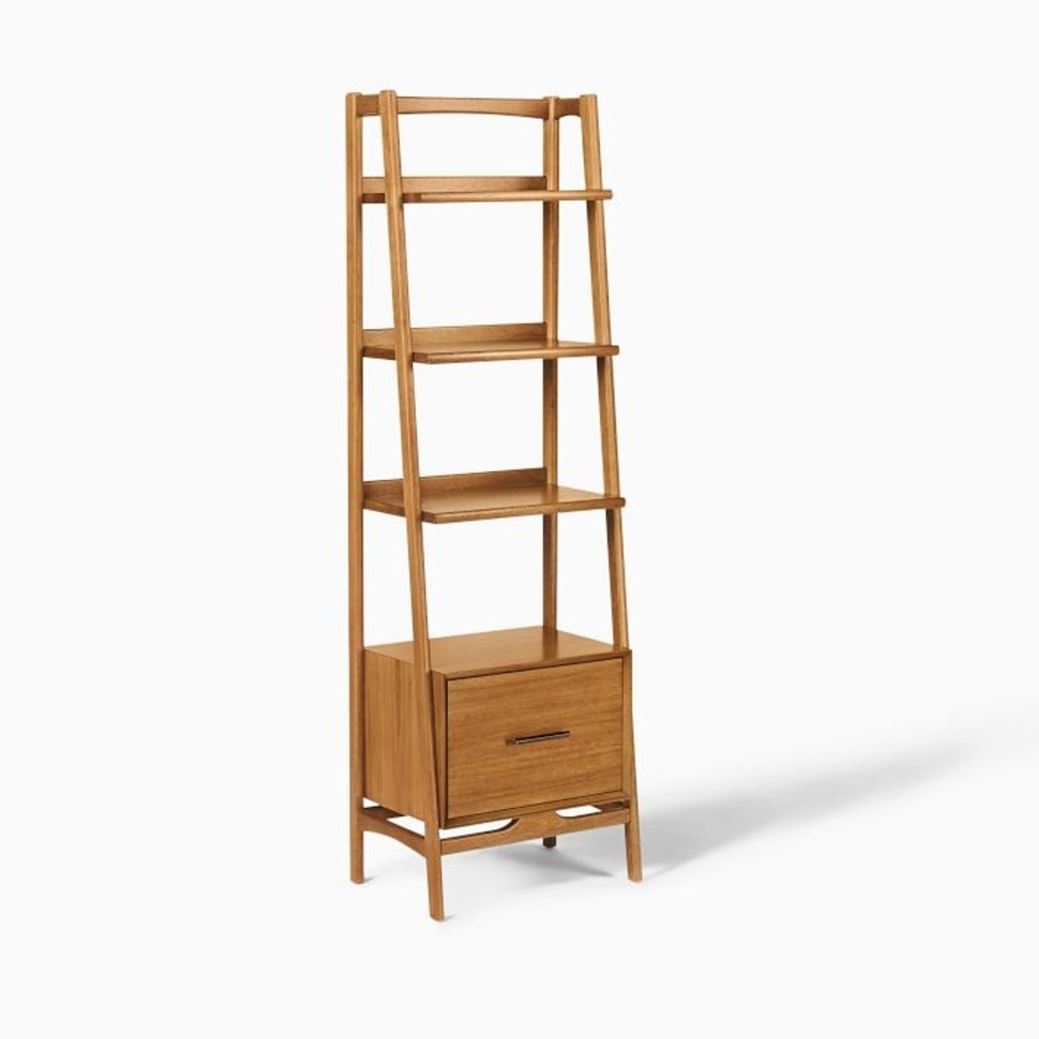 West Elm Mid-Century Bookshelf w Drawer 22" - image-5