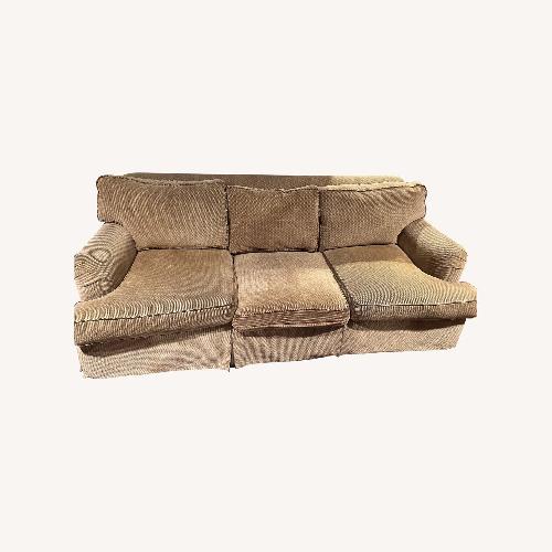 Used Chenille Custom Sofa for sale on AptDeco