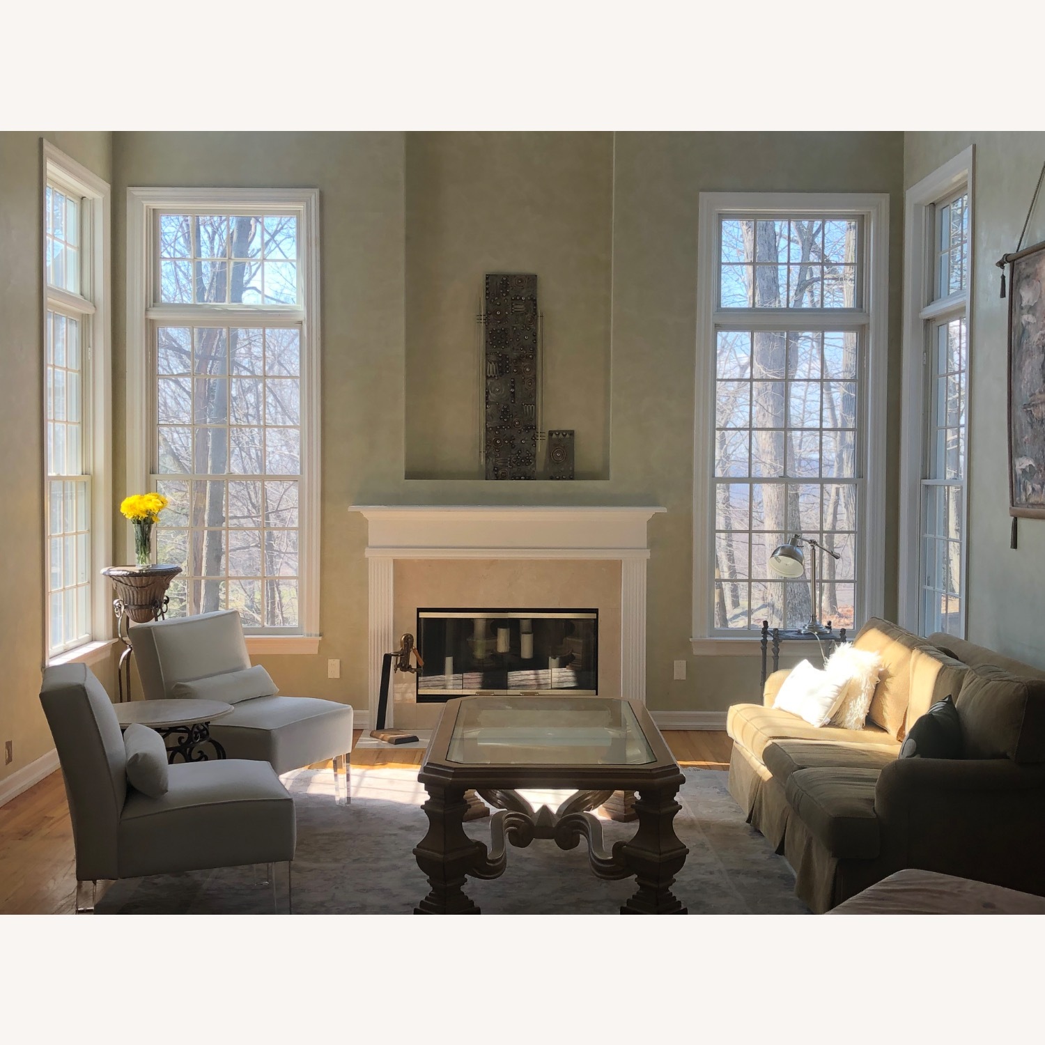 Chenille Custom Sofa - image-7