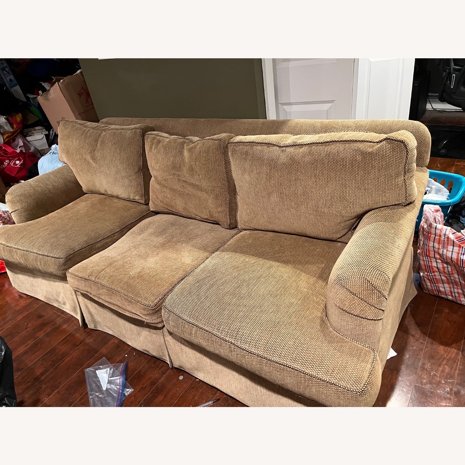 Chenille Custom Sofa - image-8