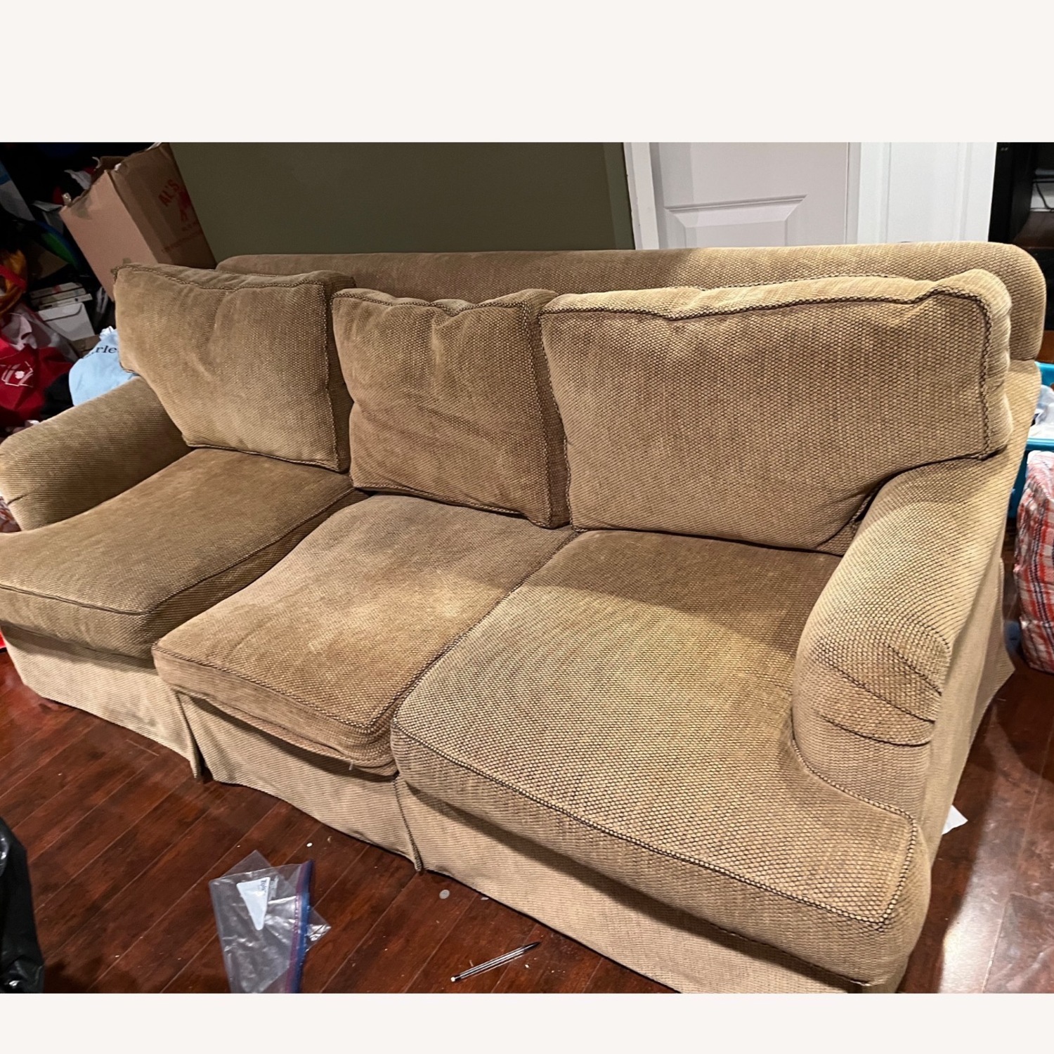 Chenille Custom Sofa - image-6