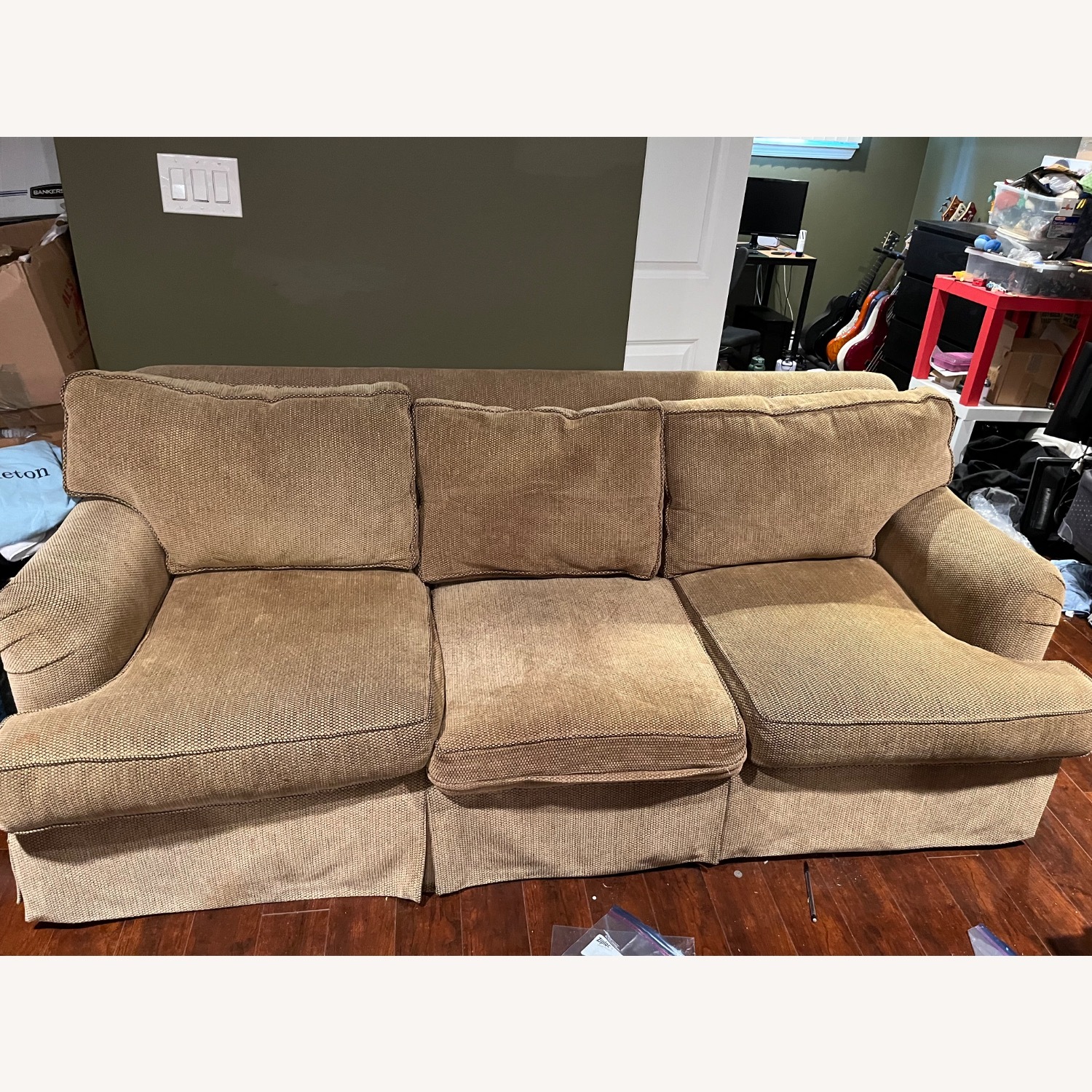 Chenille Custom Sofa - image-5