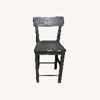 Pottery Barn Benchwright Black Wood Stools